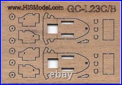 Heller HMS Victory 1100 46 Laser cut gun carriages for guns and carronades