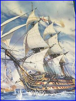 Heller HMS Victory Sailing Ship Model Kit 1/100 MADE IN FRANCE. OPEN BOX