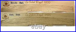 Heller Le Soleil Royal 1100 laser cut wooden deck for model