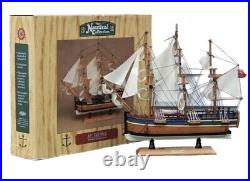 Heritage Mint Nautical Collection HMS Endeavour 18 Tall Wood Model Ship in Box