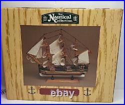 Heritage Mint Nautical Collection HMS Endeavour 18 Tall Wood Model Ship in Box