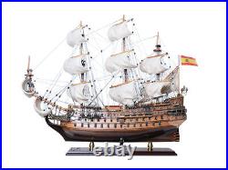 Historical Museum-Quality San Felipe Famous Spanish Armada Ship Model