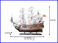 Historical Museum-Quality San Felipe Famous Spanish Armada Ship Model