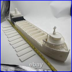 Ho scale Edmond Fitzgerald Ore Boat model. Assembled And Unpainted