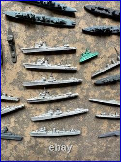 Huge Collection ID'd Vtg Metal US Navy Ships Models ID Battleship USS USN WWII
