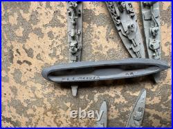 Huge Collection ID'd Vtg Metal US Navy Ships Models ID Battleship USS USN WWII