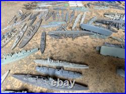 Huge Collection ID'd Vtg Metal US Navy Ships Models ID Battleship USS USN WWII