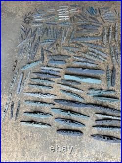 Huge Collection ID'd Vtg Metal US Navy Ships Models ID Battleship USS USN WWII