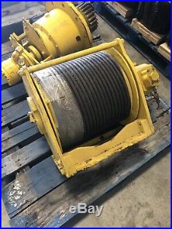 Hydraulic Winch Braden Model PD12C Good Condition On Pallet For Motor Ship