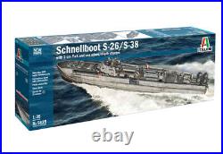 Italeri 5625 WWII German Schnellboot S-26/S-38 1/35 Scale Model Kit