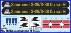 Italeri 5625 WWII German Schnellboot S-26/S-38 1/35 Scale Model Kit