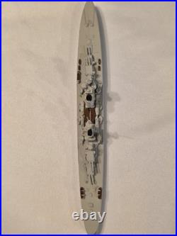 Italian Heavy Cruiser Pola Painted 1942 1/1250 Scale Model Vintage