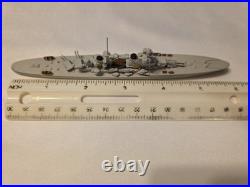 Italian Heavy Cruiser Pola Painted 1942 1/1250 Scale Model Vintage