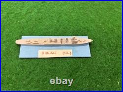 Japanese Navy WWII Waterline Ship Model Set