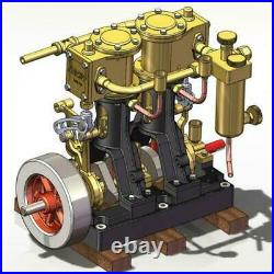 KACIO LS2-14 Single Cylinder Steam Engine Model For Ships Boats Above 60cm NEW