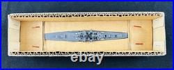 KONISHI Japanese WWII Heavy Cruiser KUMANO 11250 Scale Waterline Ship NIB