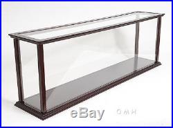 L 38.5 W 9.5 H16 Inch Wooden Ship Model Display Case For Cruise liners Of 32