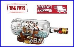 LEGO Ideas Ship in a Bottle Expert Building Kit Model Ship for adults