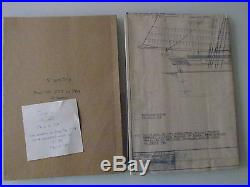 Lot 11 X Working Plan For Sailing Ship Models By Harold A Underhill 11 Pcs