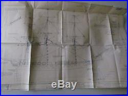 Lot 11 X Working Plan For Sailing Ship Models By Harold A Underhill 11 Pcs