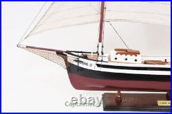 La Gaspésienne Fishing Boat Wooden Schooner Model 43 Canadian Sailboat New