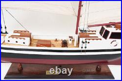 La Gaspésienne Fishing Boat Wooden Schooner Model 43 Canadian Sailboat New