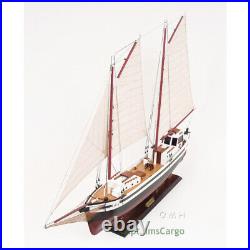 La Gaspésienne Fishing Boat Wooden Schooner Model 43 Canadian Sailboat New