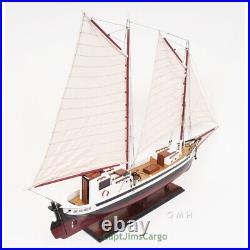 La Gaspésienne Fishing Boat Wooden Schooner Model 43 Canadian Sailboat New