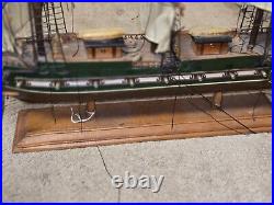 La president Frigate ship year 1800, size 26×22, Fully built wooden model