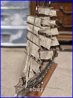 La president Frigate ship year 1800, size 26×22, Fully built wooden model