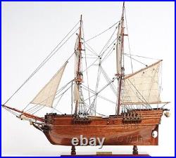Lady Washington Ship Model Handcrafted Fully Assembled Ship With Large Masts