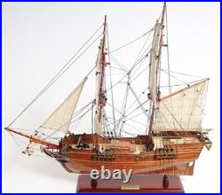 Lady Washington Ship Model Handcrafted Fully Assembled Ship With Large Masts
