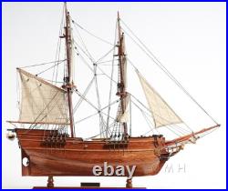 Lady Washington Ship Model Handcrafted Fully Assembled Ship With Large Masts