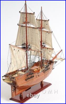 Lady Washington Ship Model Handcrafted Fully Assembled Ship With Large Masts