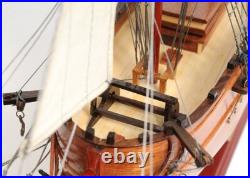 Lady Washington Ship Model Handcrafted Fully Assembled Ship With Large Masts