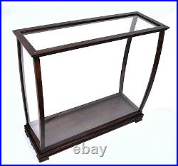 Large 40 Tabletop WOOD DISPLAY CASE With Plexiglass For Ship Yacht Boat Models