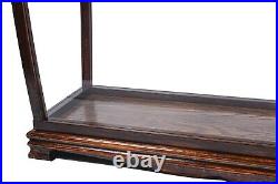 Large 40 Tabletop WOOD DISPLAY CASE With Plexiglass For Ship Yacht Boat Models