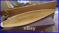 Large Fiberglass Hull for Model Ship RC Boat Yacht Schooner 58 Inch