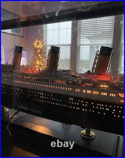 Large RMS Titanic 30 Ocean Liner Model With Lights 112 Anniversary