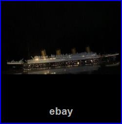 Large RMS Titanic 30 Ocean Liner Model With Lights 112 Anniversary