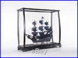 Large Wooden Ship Model Display Case 40 For Tall Ships, Sailboats, Yachts, Boats