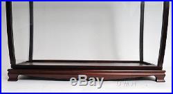 Large Wooden Ship Model Display Case 40 For Tall Ships, Sailboats, Yachts, Boats