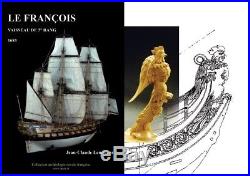 Le Francois boxwood Figurehead For wood model ship kit 1 pec/ packet