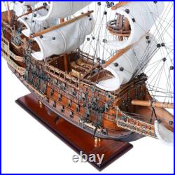 Limited Edition HMS Sovereign of the Seas Full Blowing Sails 29 Wood Ship Model