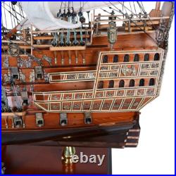 Limited Edition HMS Sovereign of the Seas Full Blowing Sails 29 Wood Ship Model