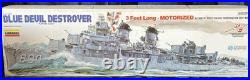 Linberg KIT #70815, 1/125 Scale Blue Devel Destroyer, Fletcher Class USS Melvin