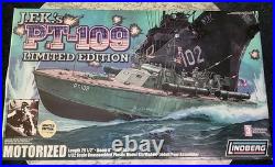Lindberg J. F. K.'s PT-109 Limited Edition 132 Scale Model Kit Motorized 70813