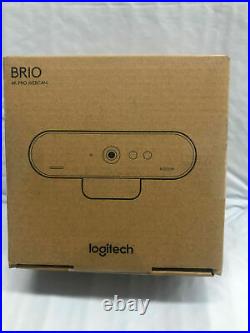 Logitech BRIO 4K Ultra HD Pro Webcam Model #960001105 SHIPS TODAY FOR FREE