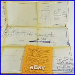 Lot 17 Ship Blueprints for Models -Seagull Plans Warship Drawings US / Foreign