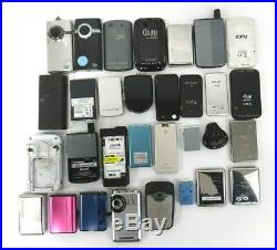 Lot of 31 MP3 Players Mixed Brands and Models For Parts Only Free Shipping